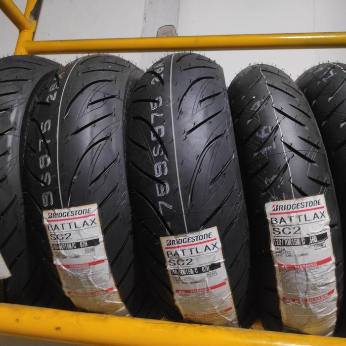 Battlax SC2 Tmax 120/70-15 & 160/60-15 ban motor