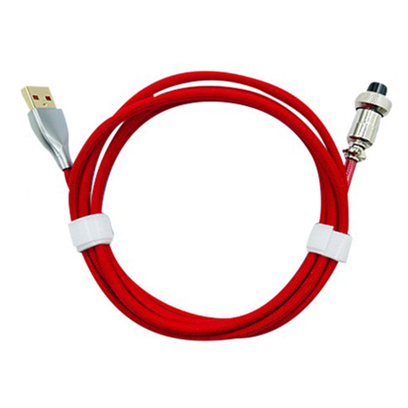 NEW TECH MECHANICAL KEYBOARD COILED CABLE TYPE C TO USB DATA CABLE GAME KEYBOARD CABLE MECHANICAL