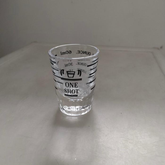 Espresso shot glass gelas sloki 60 ml 2 ounce
