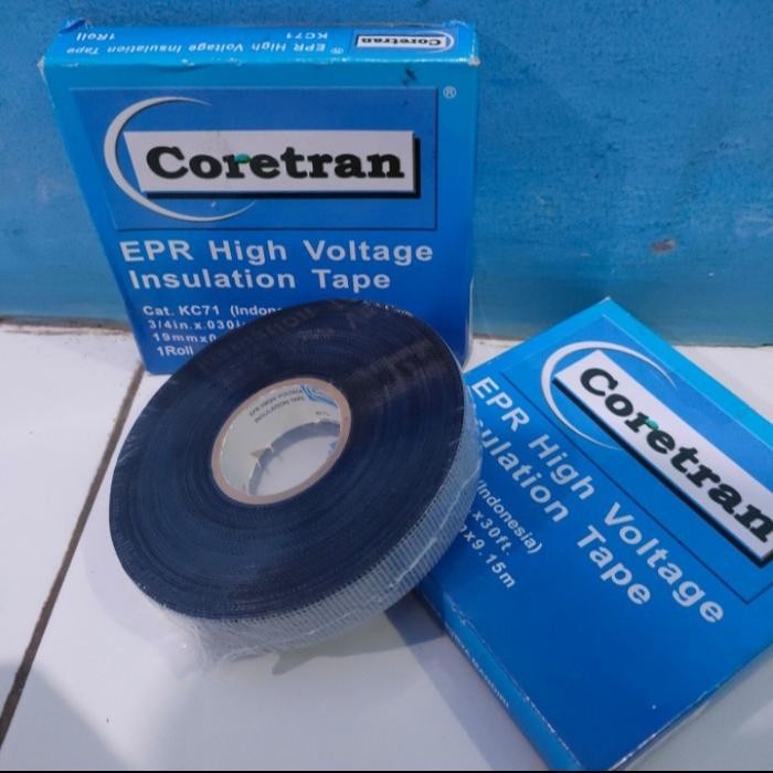 ISOLASI RUBBER CORETRAN SPLICING TAPE/ISOLASI SPLICING TAPE RUBBER ORI