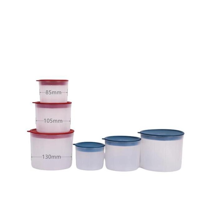 TOPLES PLASTIK TOPLES SET 3 in 1 TOPLES KULKAS FOOD CONTAINER TEMPAT M