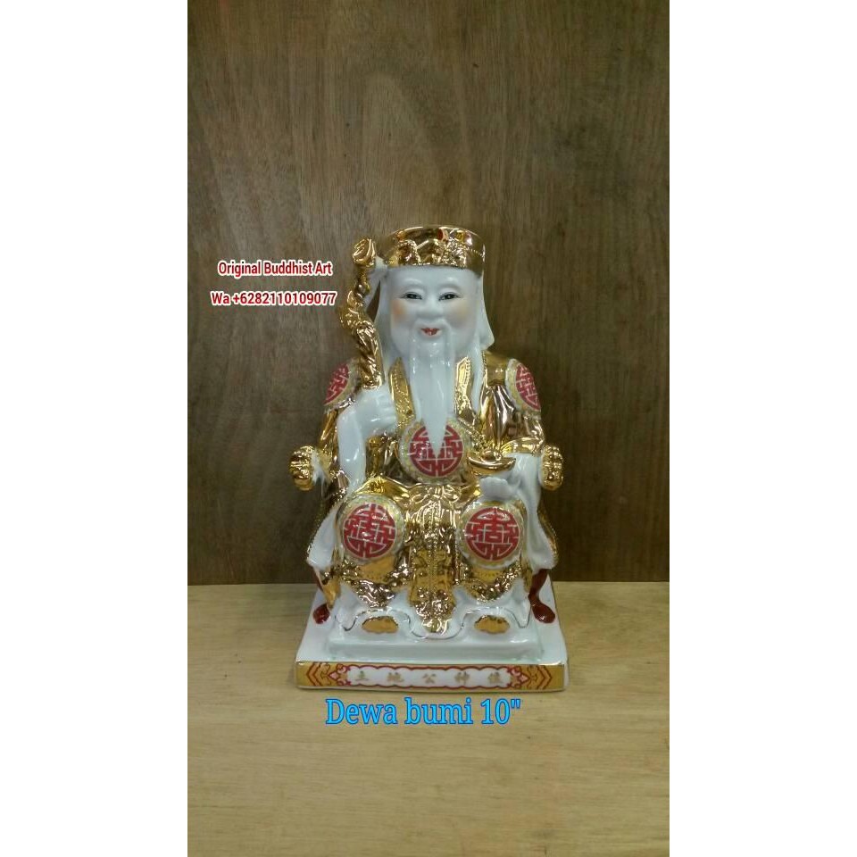 Ready patung dewa bumi/patung dewa tanah tutipakung 10"