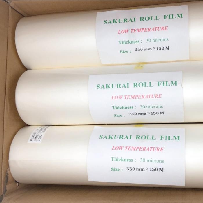 Terlaris!!! Plastik Laminating Roll Sakurai Doff 30mic x 350mm x 150m