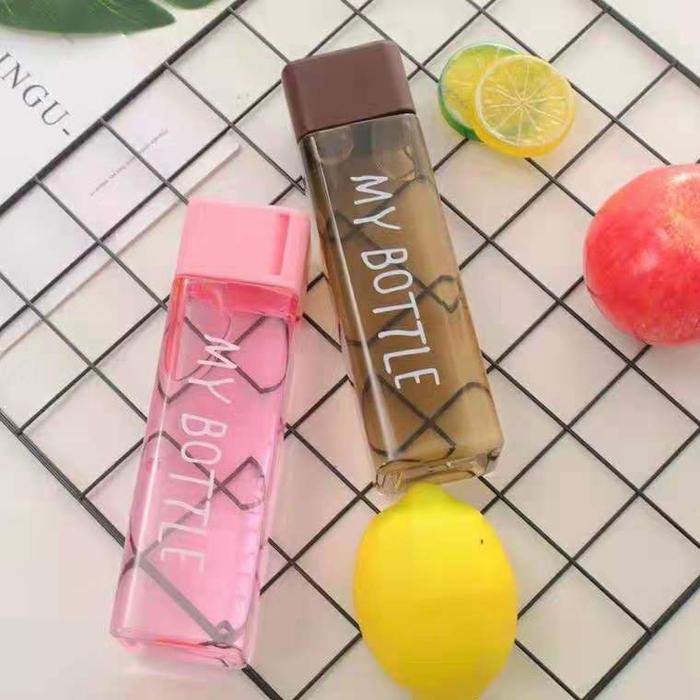 Botol/ Tumbler My Bottle Kotak Polos Tanpa Kemasan