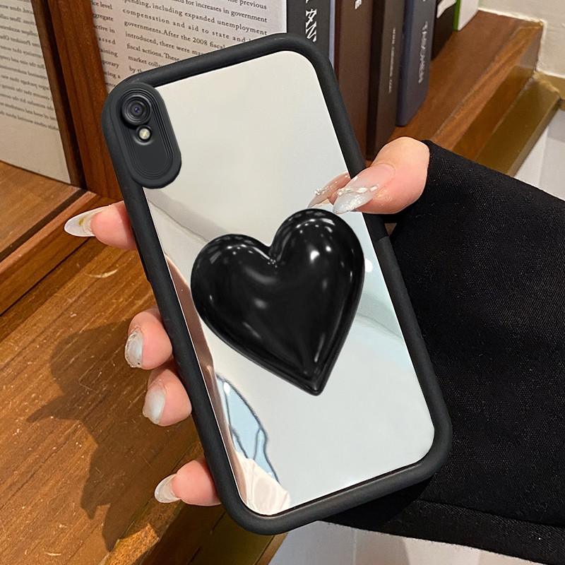 Casing Hp Xiaomi Redmi 9A Redmi 9i Redmi 9T Redmi 9 Power Case Casing Hitam cinta HP pola Kesing Kas