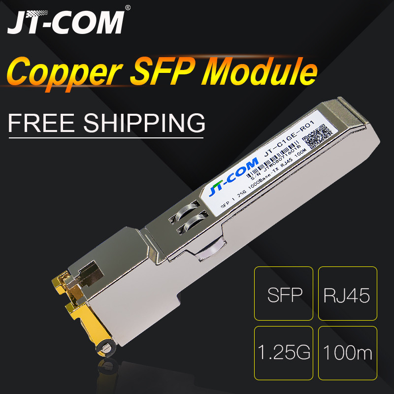 Gigabit RJ45 SFP Module 1000Mbps SFP Copper RJ45 SFP Transceiver