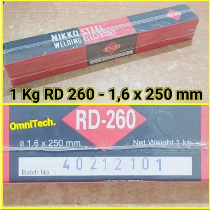 Orion - "1 Kg" Kawat Las Rd 260 Rd-260 Rd260 1,6Mm 2Mm 2,6Mm 3,2Mm 4Mm Eceran Kiloan