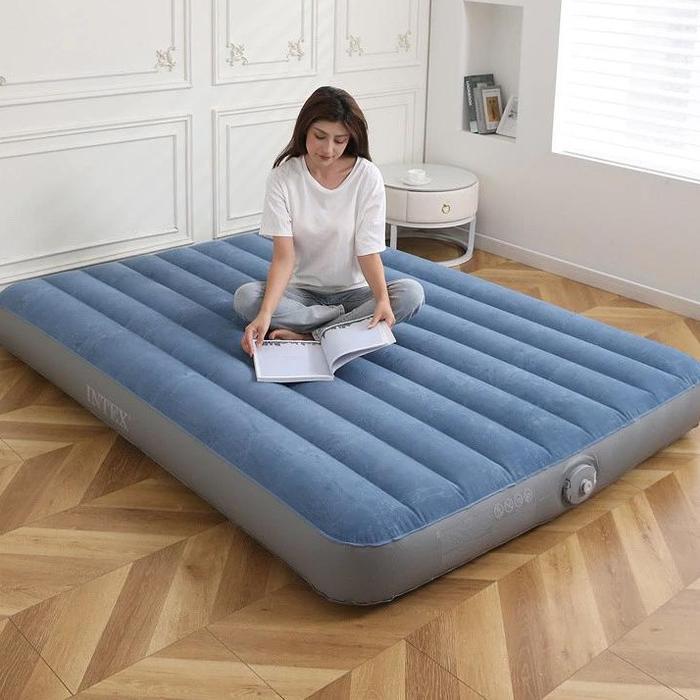 Intex Kasur Angin Pompa 152X203X25Cm 64189 Terbatas