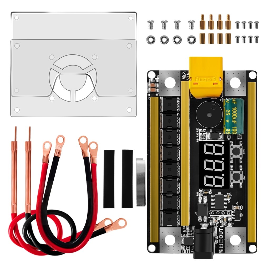 12V Spot Welding Machine Control Board DIY Spot Welder Set for