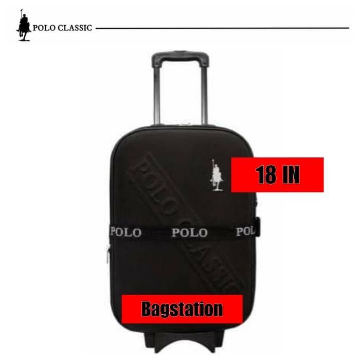 TAS KOPER TAS CABIN POLO CLASSIC 18 IN ORI TAS TRAVEL RODA TAS PAKAIAN Kode 595
