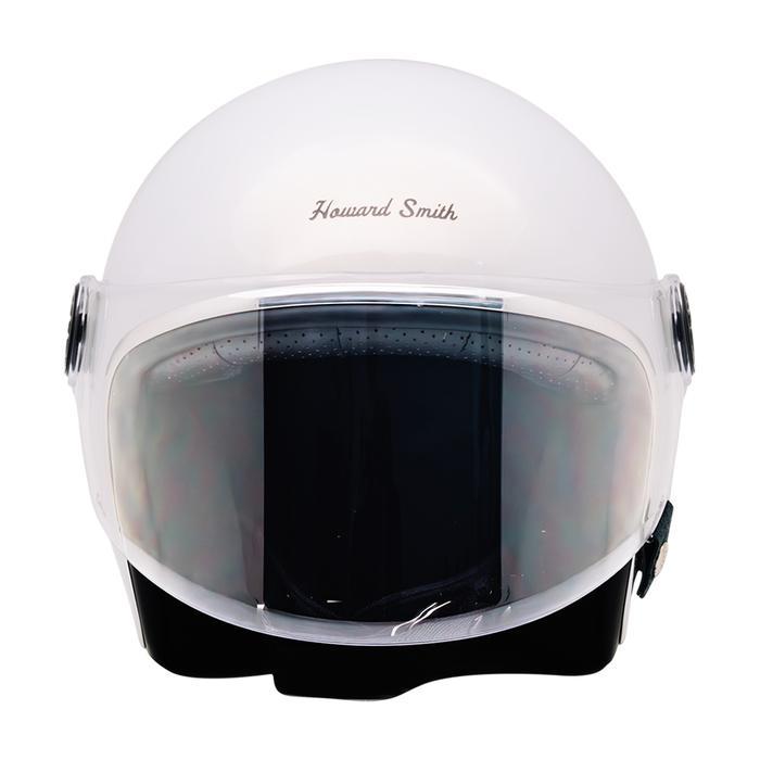 Howard Smith Jetter Retro Helm Half Face - Rose White