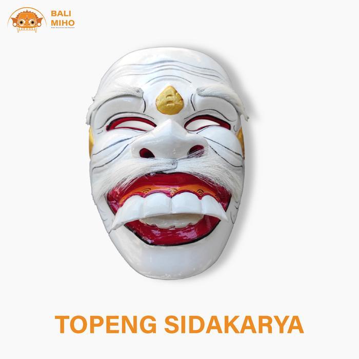 TERMURAH TOPENG SIDAKARYA BALI/TOPENG KAYU BALI/TOPENG TERTAWA/TOPENG UNIK