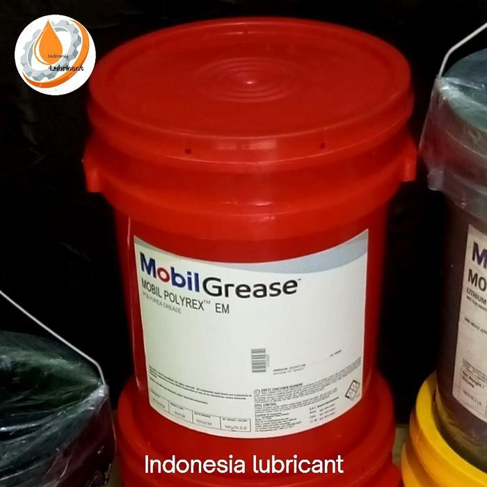 Mobil Polyrex Em Polyurea Grease (Bearing & Electric Motor Nlgi 2) Pail 16 Kg