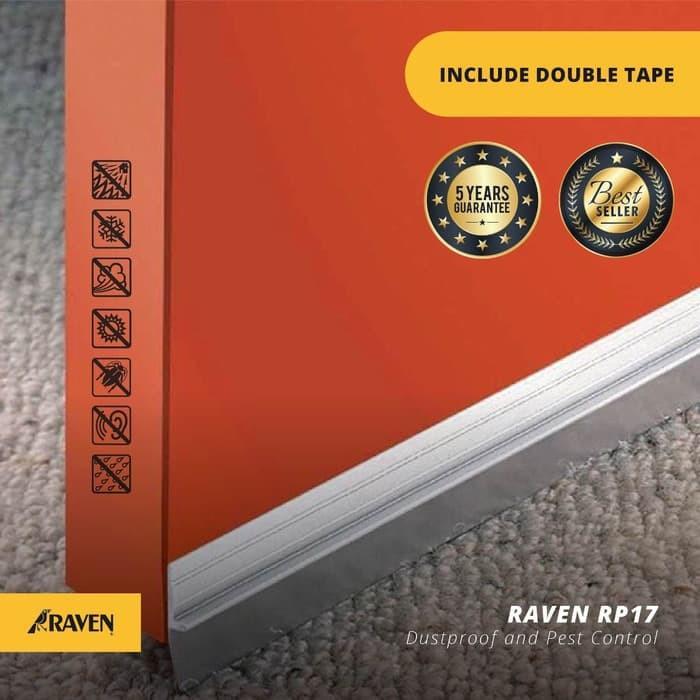 RAVEN Door Seal Bundling RP17 + RP48 White - Penutup Celah Pintu dan Jendela Anti Serangga & Debu