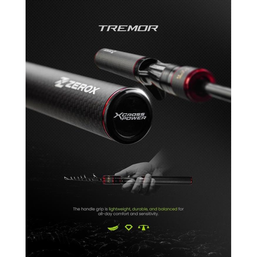 JORAN ANTENA ZEROX TREMOR SP & BC (TITANIUM TIP & SOLID CARBON TIP)