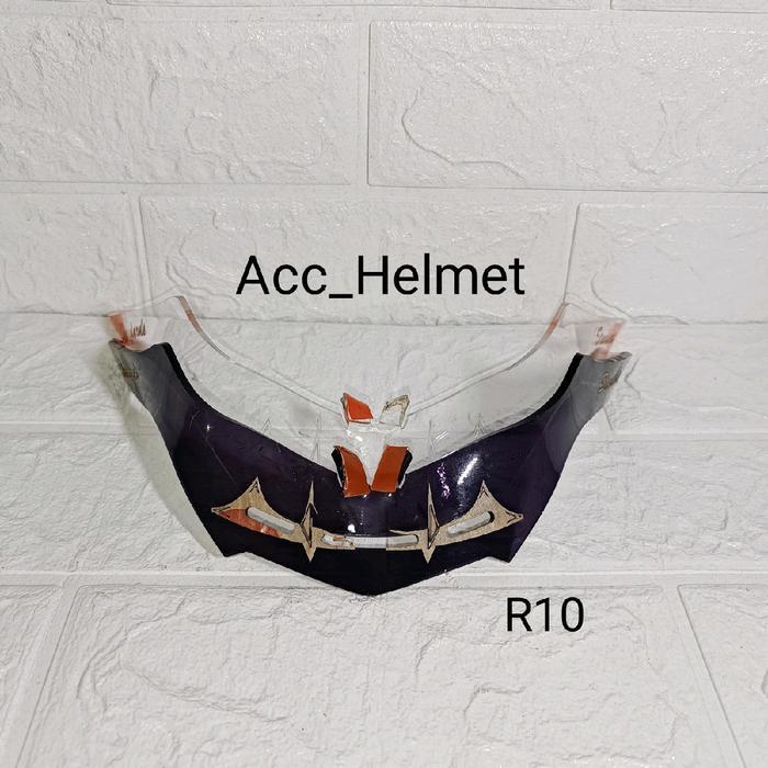 ORIGINAL Spoiler Helm KYT R10 AKRILIK READY STOCK