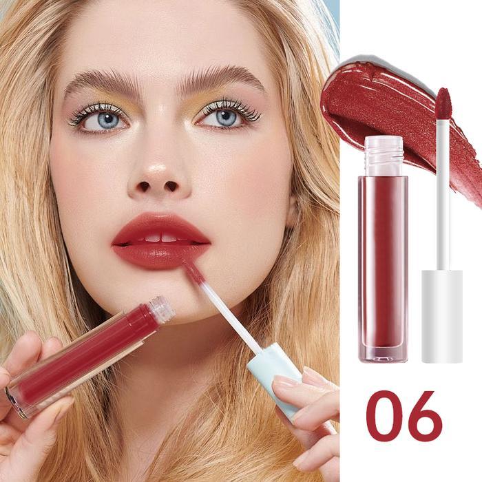 Azha- Cod6Pcs Matte Lipstick Set - Lipstik Matte Tahan Lama Dan Tahan Air Set Lipstik Matte Velvety