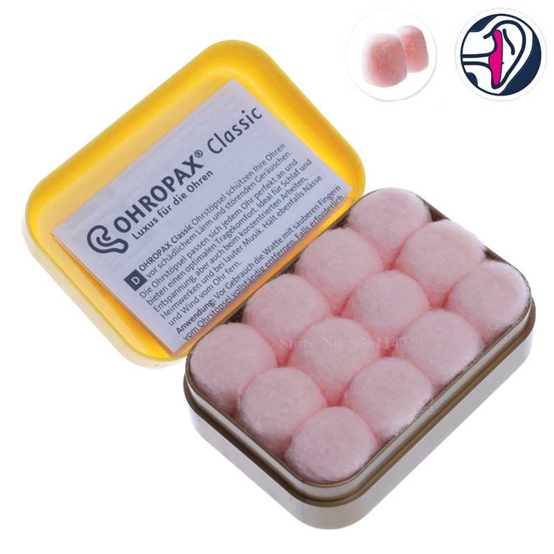 6pairs Original Ohropax Classic Wax Earplugs Comfortable Wax Ear