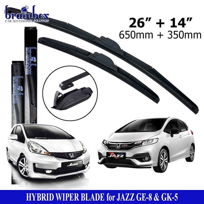 High Quality Hybrid Wiper Blade Honda Jazz Wiper Kaca Mobil Karet