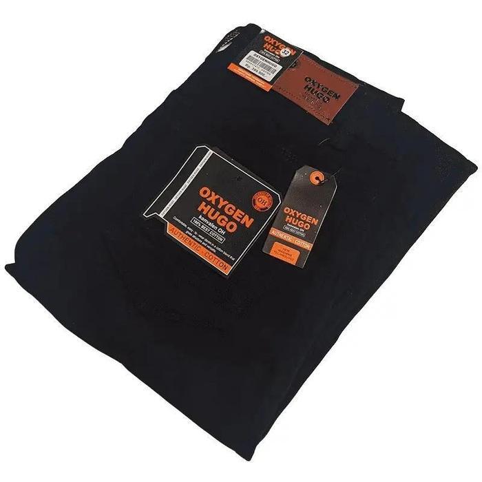 awvn- Celana Jeans Oxygen Hugo Casual Denim Bahan 100% Best Cotton Original Pria Panjang
