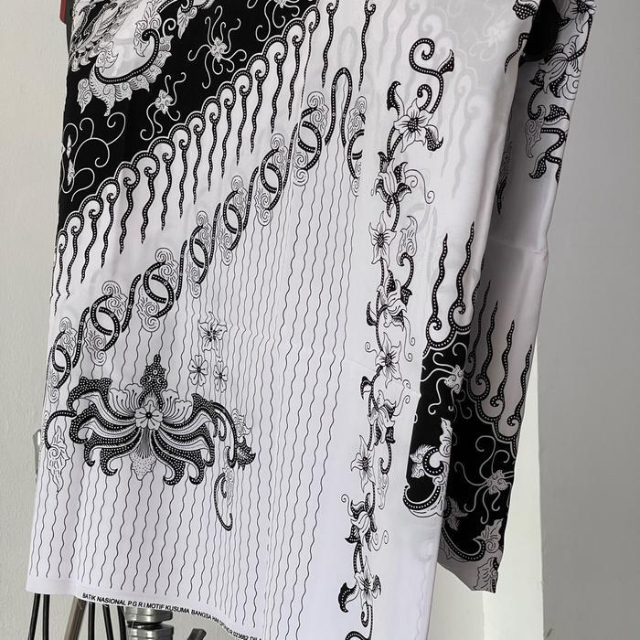 eyys- Kain Batik Original Pgri - Motif Pgri - Batik Putih Pgri Motif - Bsy Batik Pgri- Bahan