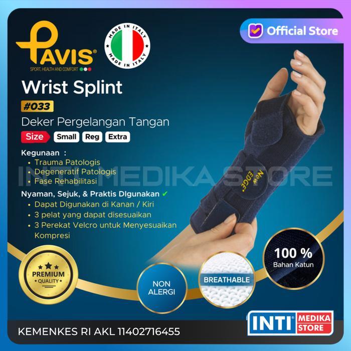 PAVIS - Wrist Splint 033 Deker Pergelangan Tangan Cedera Patah Tulang
