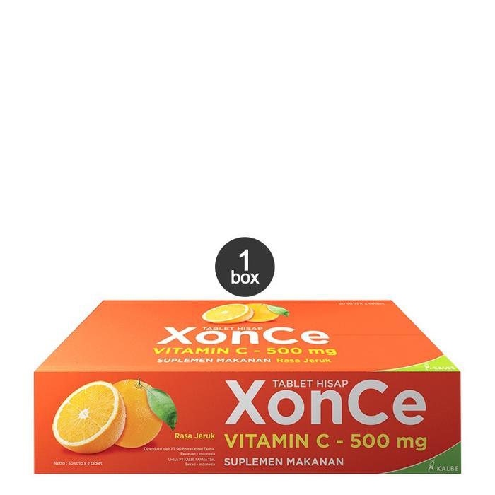 761c- Xonce Tablet Hisap Vitamin C 500Mg - 1 Box Isi 50 Strip