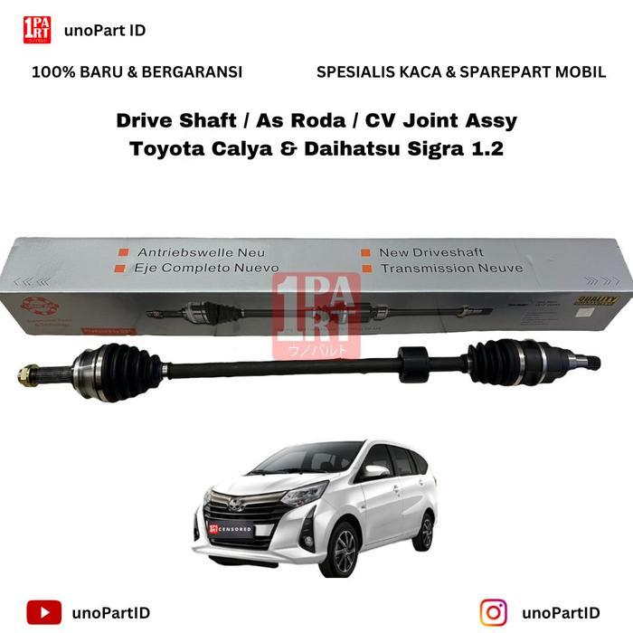 Baru As Roda Assy / Drive Shaft / Cv Joint Daihatsu Sigra Toyota Calya Rh Ori Berquality