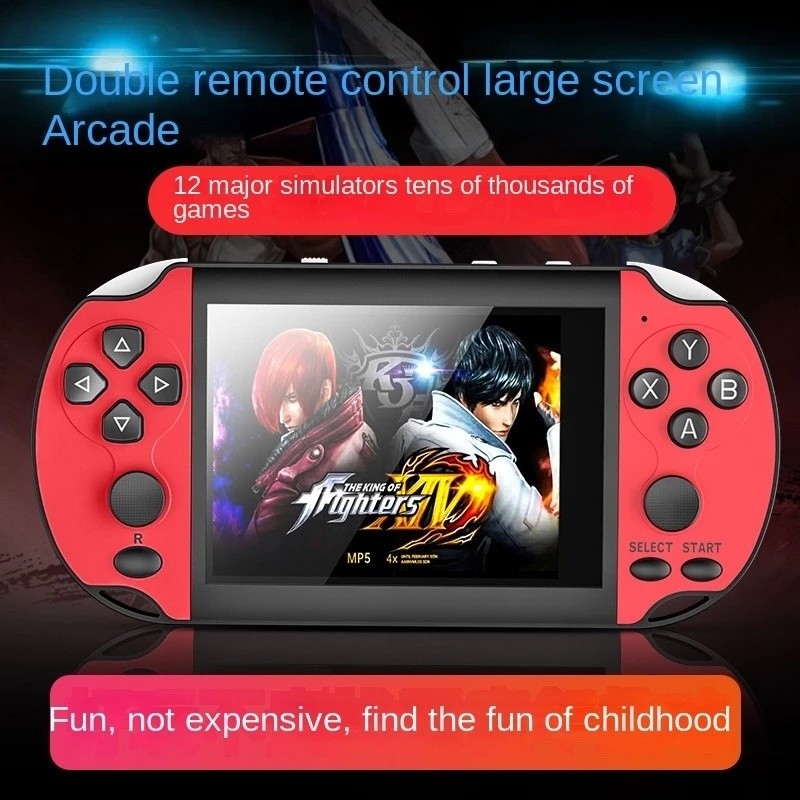 Hot X7 Music Reading Handheld Player Game Console Support TV Out Dual Joystick Game Console Retro Ch