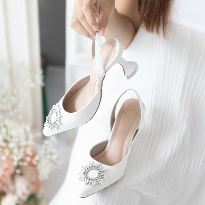 Stok Terbatas Luxia Amora Heels (With Crystal) Terlariss 