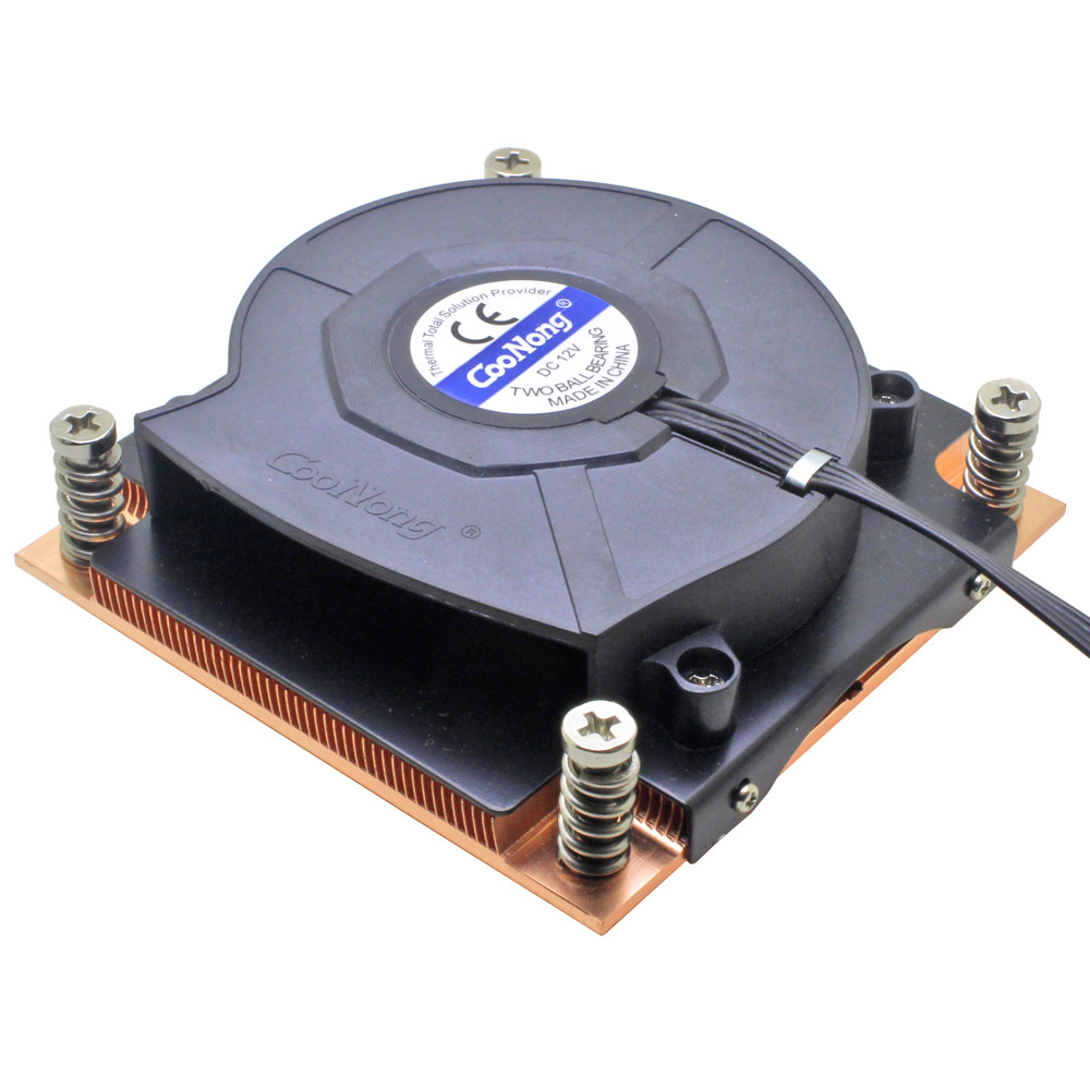 1U Server Cpu Cooler 8015 Blower Cooling Fan Copper Heatsink For Intel Lga 1150 1151 1155 1156