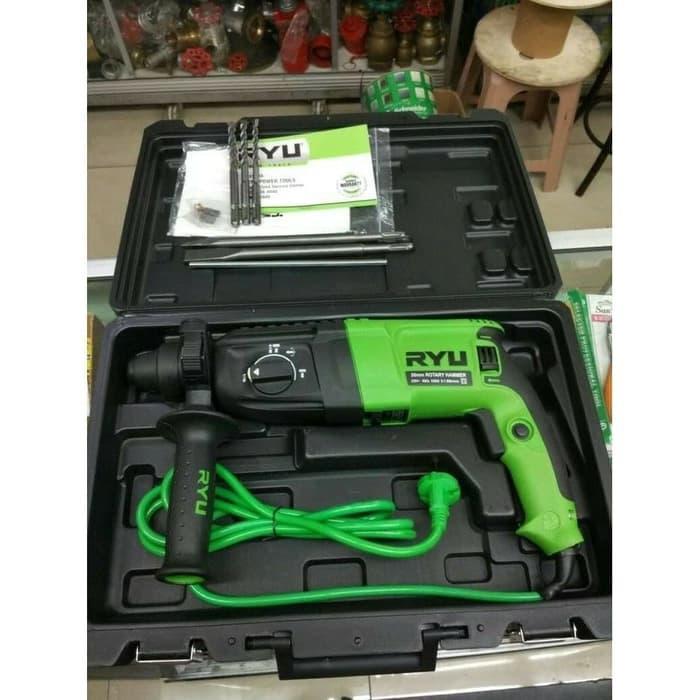 Mesin Bor Ryu Rrh 26 850 Watt / Bor Sds Plus Ryu 26 Mm / Bor 3 Fungsi Bobok