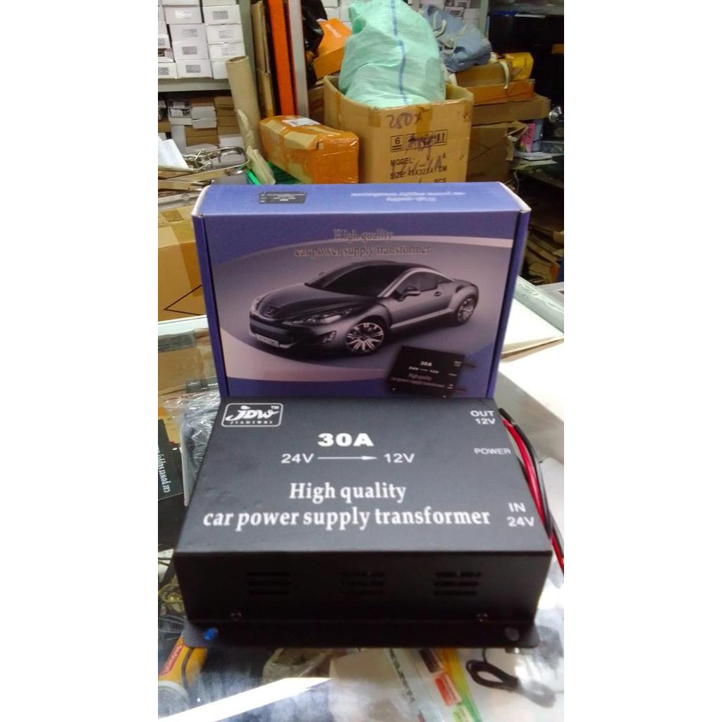 DISKON car power supply transformer stepdown 24v to 12v 30a