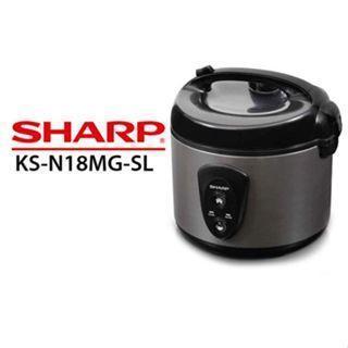 Kiss - [ Cod Ready ] Sharp Rice Cooker Sharp / Magic Com Ksn18Mg-Rd / Ksn 18 Mg Sl / Ksn 18Mg Rd