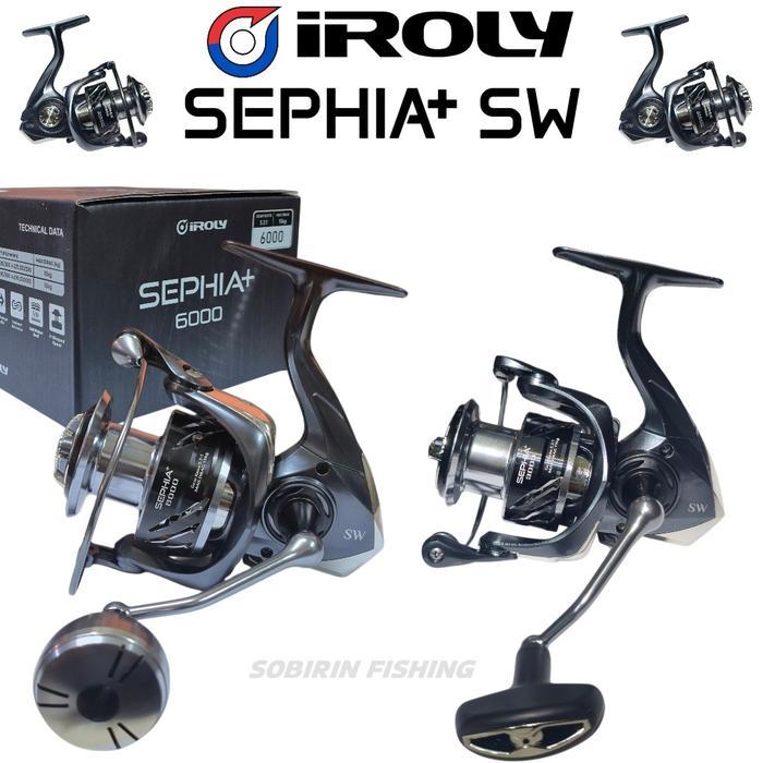 Reel spinning iroly sephia+ power handle BERVARIAN - reel pancing iroly SEPHIA SW