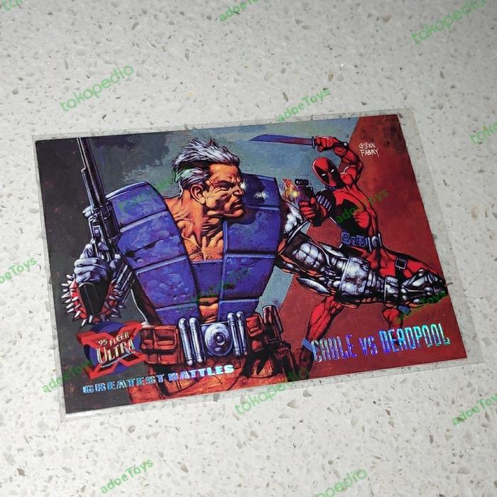 HOT SALE CABLE DEADPOOL KARTU MARVEL FLEER ULTRA NO LEGENDS FIGURE KAOS ANAK TERMURAH