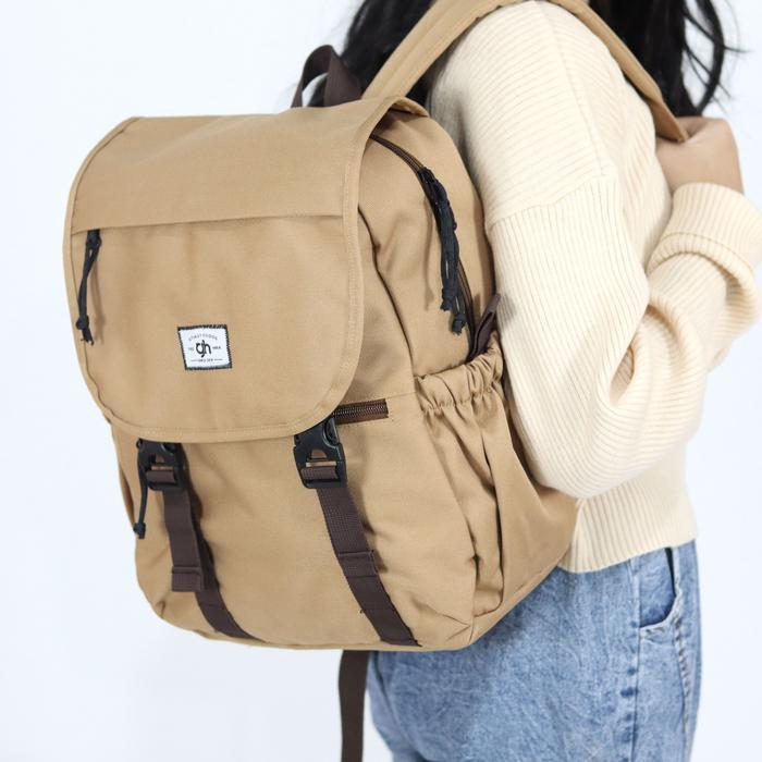 GH-Bag AVANA Backpack Tas Ransel Sekolah Tas Kuliah Tas Anak - Cream