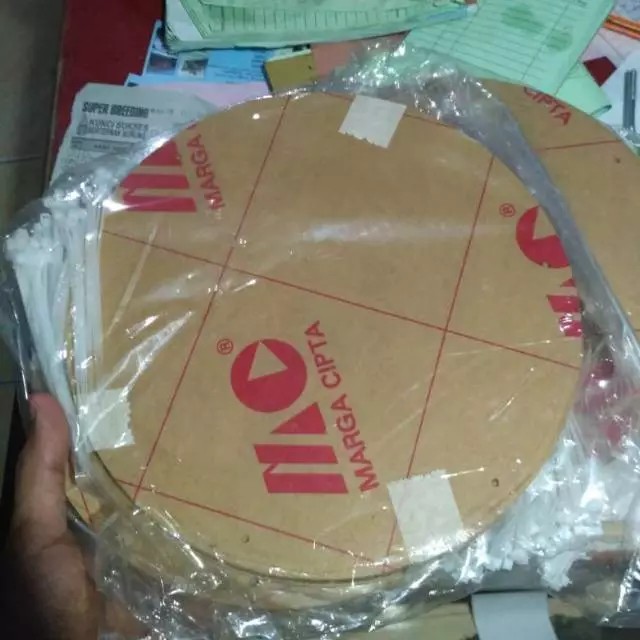 Plafon Akrilik Putih 23x23 Cm Untuk Aksesoris Tatakan Alas tebok Sangkar Sogon Konin Pleci PCMI helo