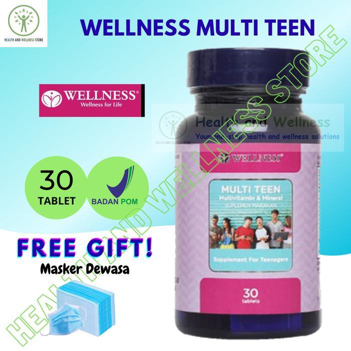 WELLNESS MULTI TEEN 30 TABLET MULTIVITAMIN REMAJA
