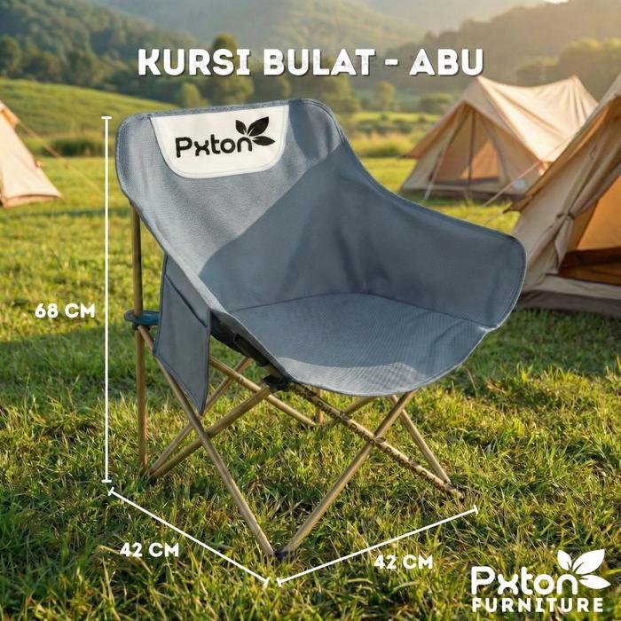 Promo Pxton Kursi Lipat Camping Outdoor Portable Kursi Gunung Bangku Lipat Garansi 5 Tahun Bahan