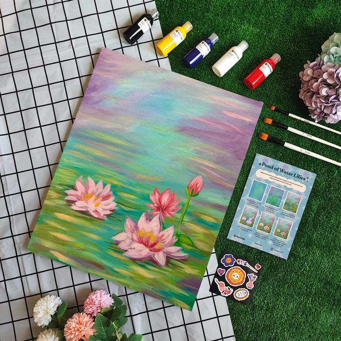 Painting Kit - Lukisan Bunga Teratai