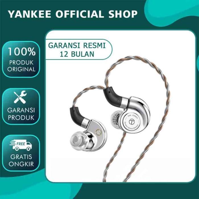 Trn Conch Earphone Dlc Diamond Diaphragm Dynamic In-Ear Monitors Terbaru 