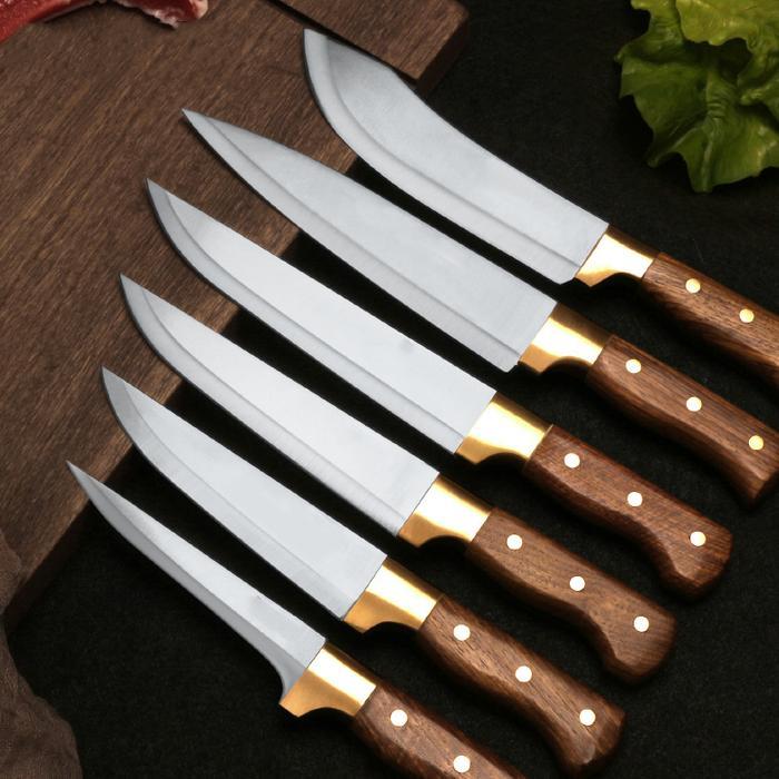 Diskon Pisau Sembelih Set Pisau Daging Super Tajam Pisau Dapur Original