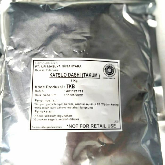 NEW Katsuo Dashi Takumi Dashi Halal Kaldu Ikan Hondashi 1kg