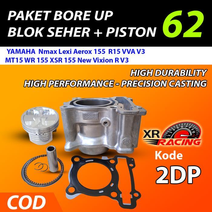 TERMURAH TERLARIS TERBARU BLOK BORE UP NMAX 62 BLOK BORE UP AEROX BLOK BORE UP LEXI HAPPY SHOPPING