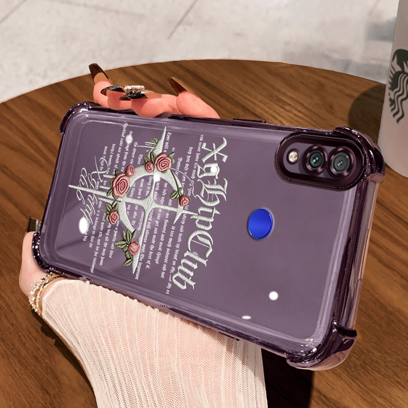 Casing Hp untuk Xiaomi Redmi Note 7 Note 7s Note 7 Pro Case Salib Sihir Mawar Kasing Diskon Cesing C