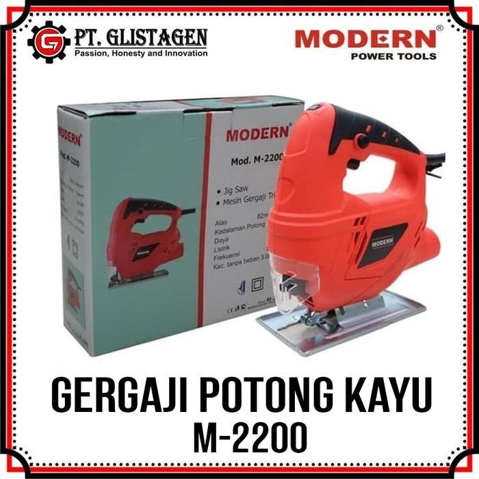 Modern M2200 Mesin Gergaji Jigsaw Gergaji Potong Kayu Gergaji Triplek Modern M-2200