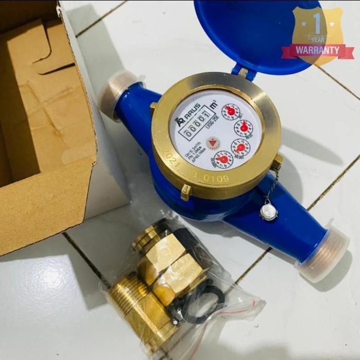 Meteran Air 1 Inch/Water Meter Dn25 Flow Meter Air Bersih