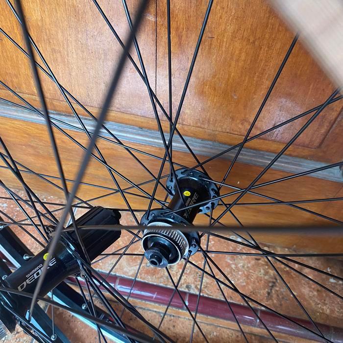 TERBARU Wheelset MTB 26 Araya TM 640 Hub Freehub Shimano Deore jari jari hitam