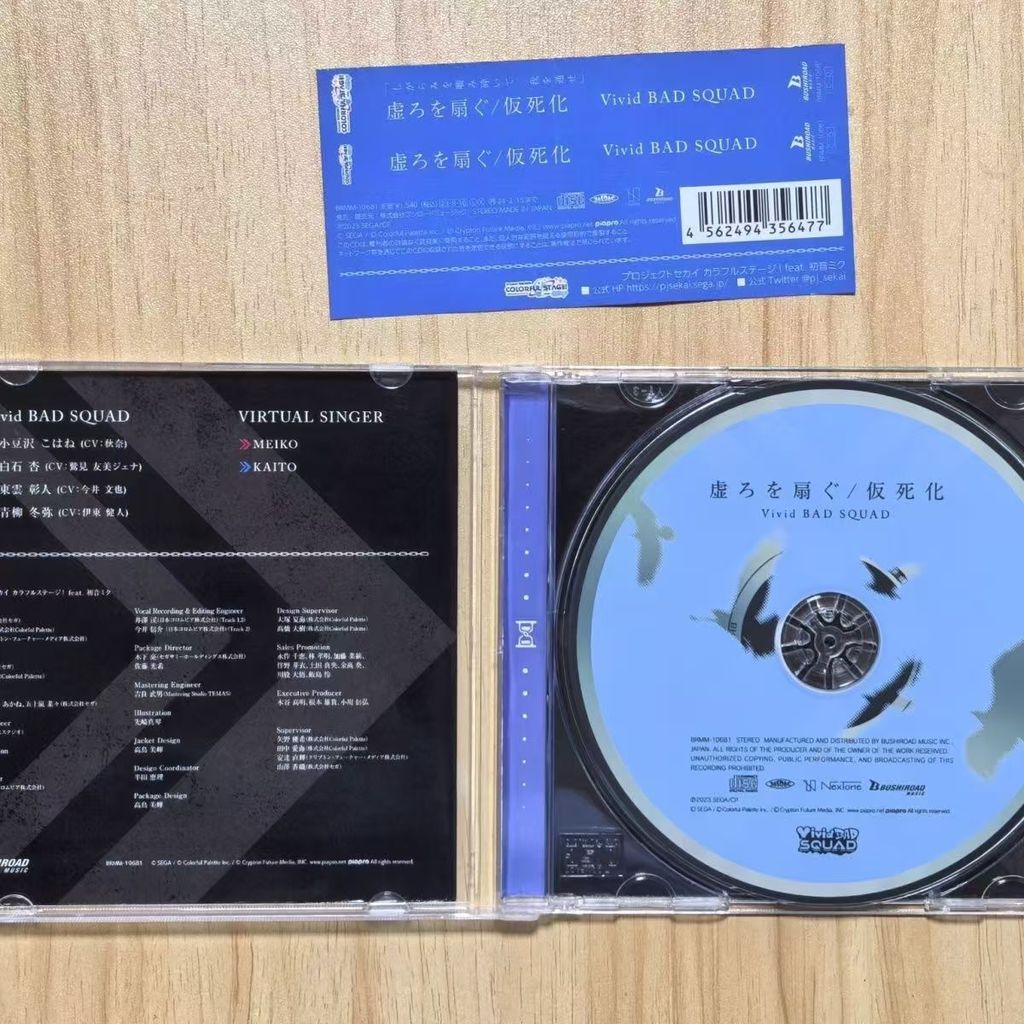 Project Sekai COLORFUL STAGE feat Hatsune Miku Music CD Vivid BAD SQUAD 6th Single Album Music